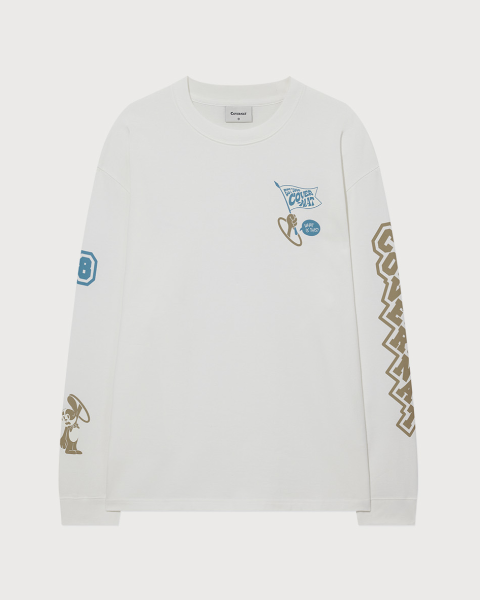 韓國 Covernat Multi-Graphic Long Sleeve【CO127】