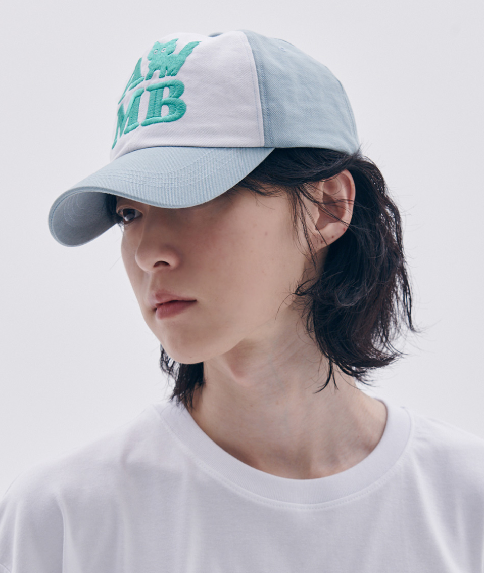 韓國 Ambler AMB Cat Embroidered Ball Cap【AR150】
