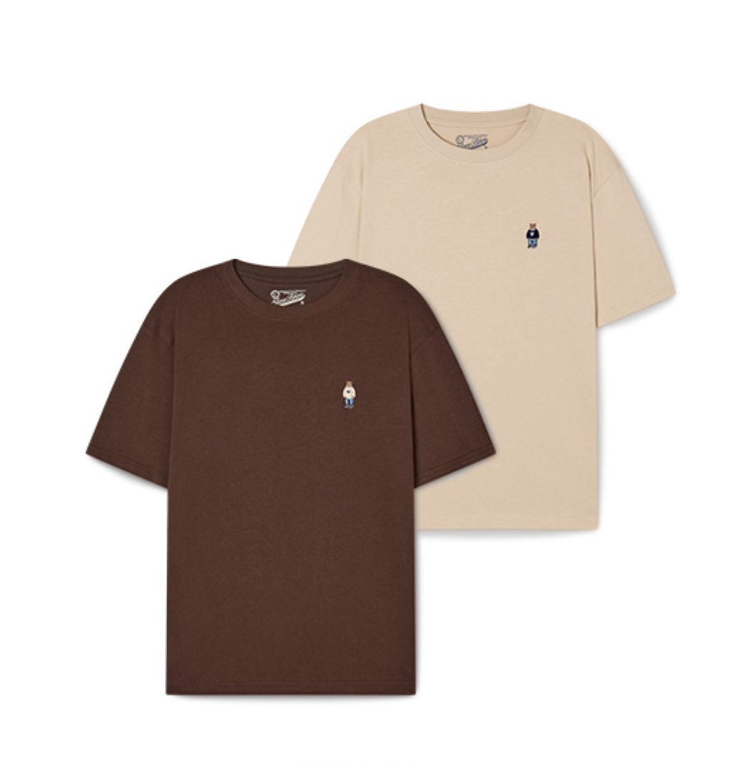 韓國 WhoAU Steve Solid T-shirt 2PACK【WA293】