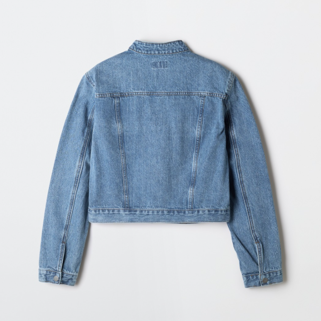 韓國 SPAO Denim Zip-Up Jacket【SP332】