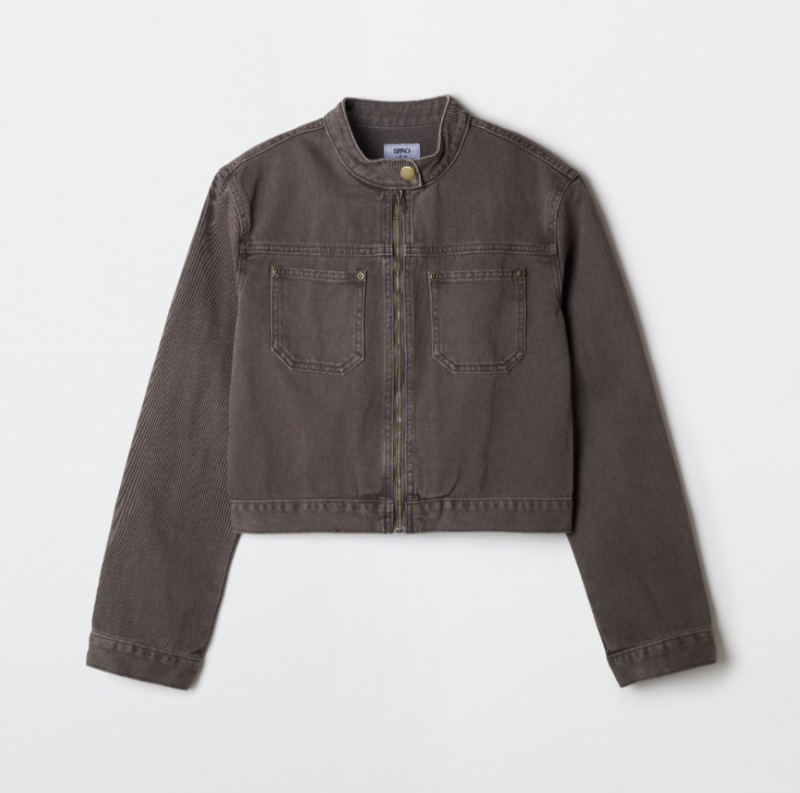 韓國 SPAO Denim Zip-Up Jacket【SP332】