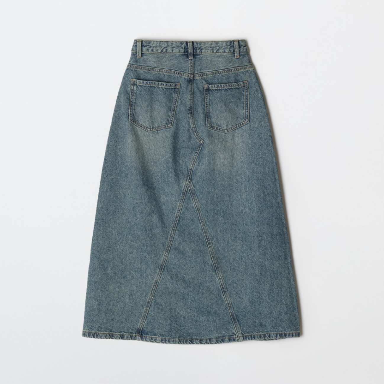 韓國 SPAO Denim Maxi Skirt【SP335】