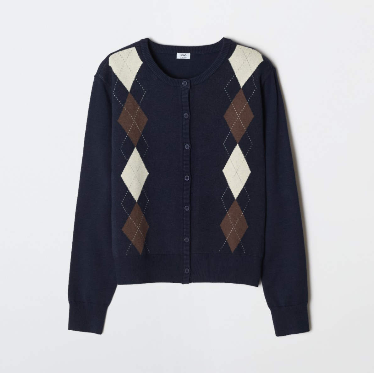 韓國 SPAO Argyle Cardigan【SP336】