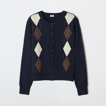 韓國 SPAO Argyle Cardigan【SP336】