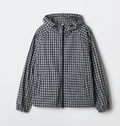 韓國 SPAO Women's Check Hooded Windbreaker【SP339】