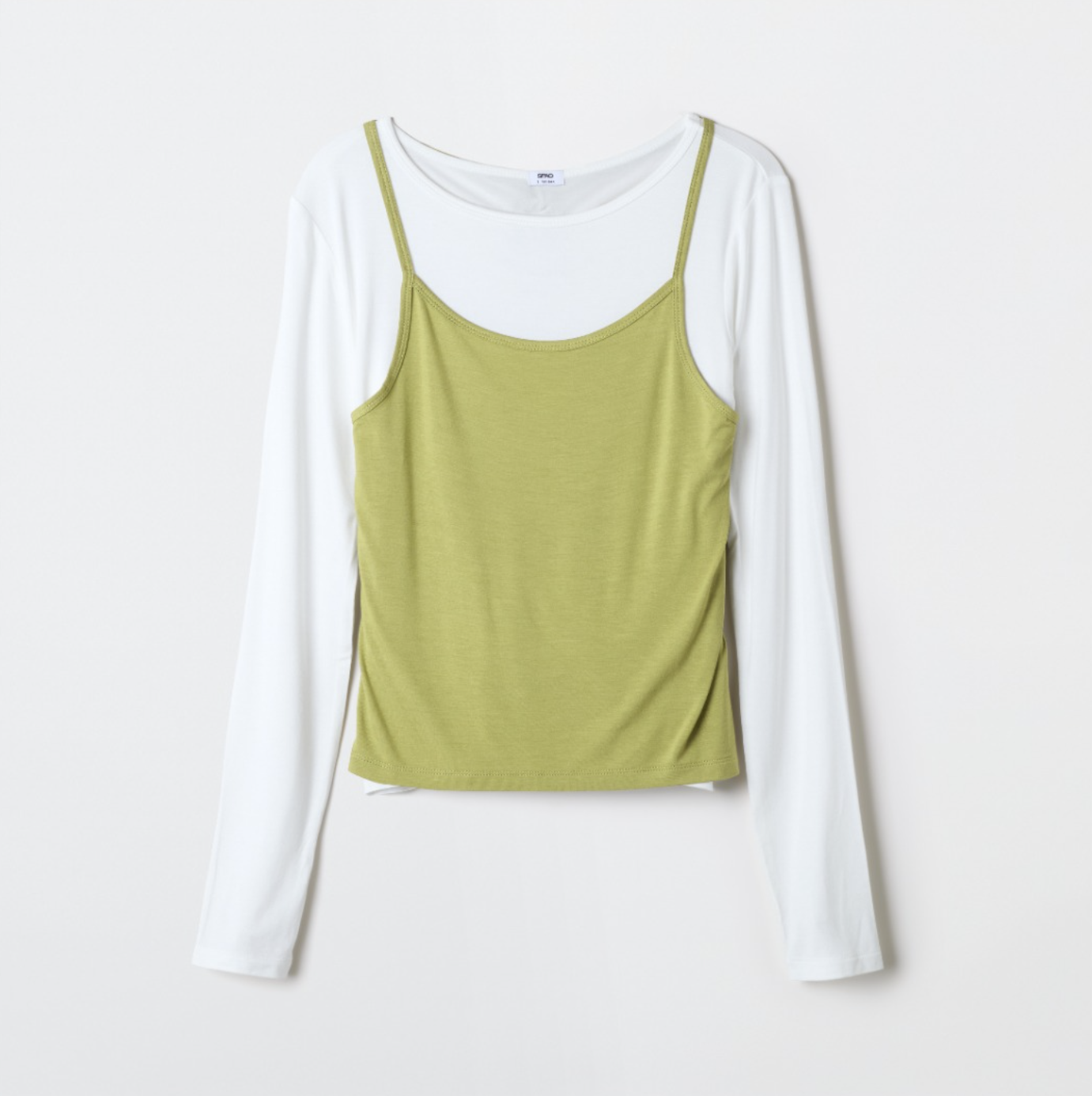 韓國 SPAO Halter Neck Layered Long Sleeve T-Shirt【SP343】