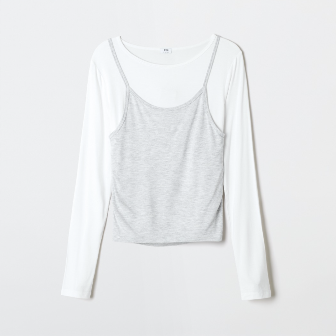 韓國 SPAO Halter Neck Layered Long Sleeve T-Shirt【SP343】
