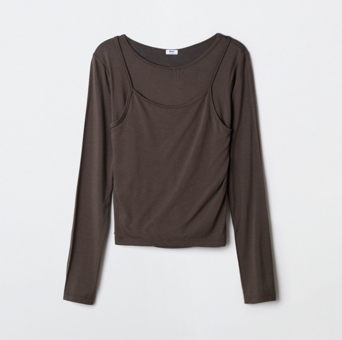 韓國 SPAO Halter Neck Layered Long Sleeve T-Shirt【SP343】