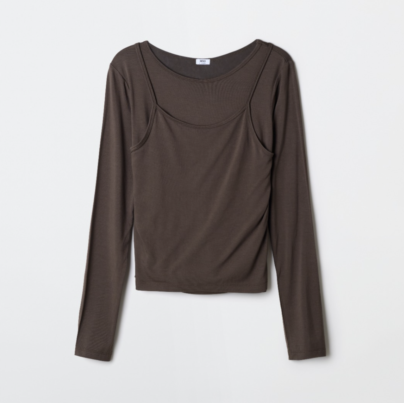 韓國 SPAO Halter Neck Layered Long Sleeve T-Shirt【SP343】