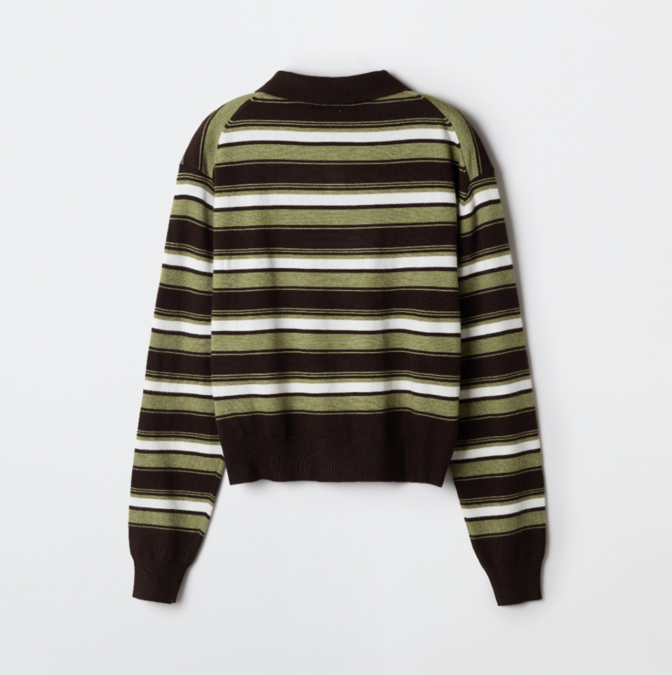 韓國 SPAO Multi-Stripe Collar Neck Knit【SP363】