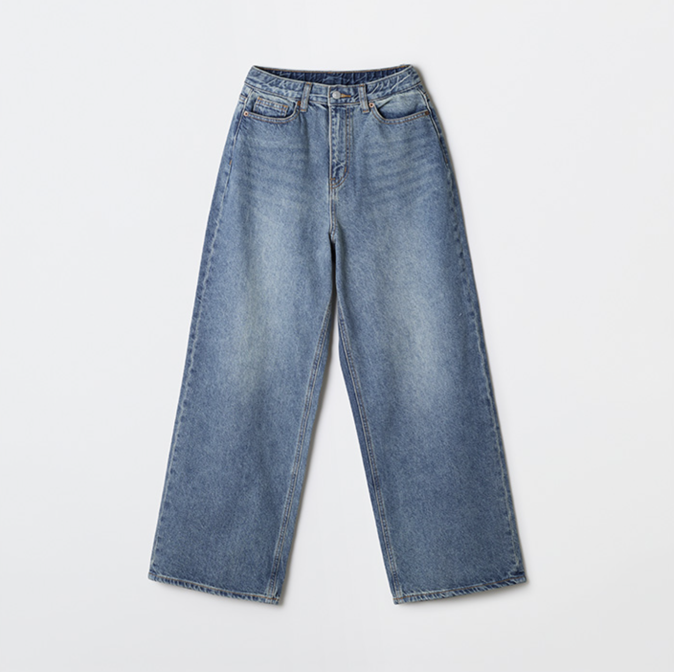 韓國 SPAO Long Wide Jeans【SP372】