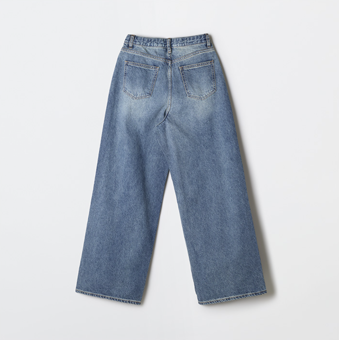 韓國 SPAO Long Wide Jeans【SP372】