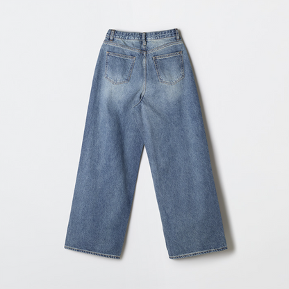 韓國 SPAO Long Wide Jeans【SP372】