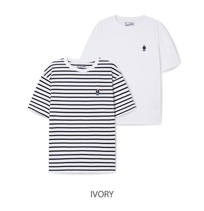 韓國 WhoAU Steve Stripe T-shirt 2PACK【WA253】