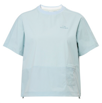 韓國 Eider Women's Ice Woven Pocket Round T-Shirt【ER133】