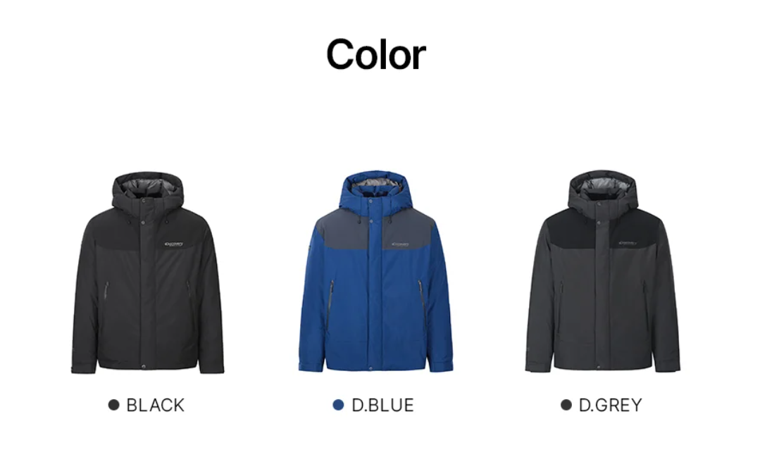 韓國 Discovery Men's Bergen Gore Windstopper Goose Down Short Padding【DY360】