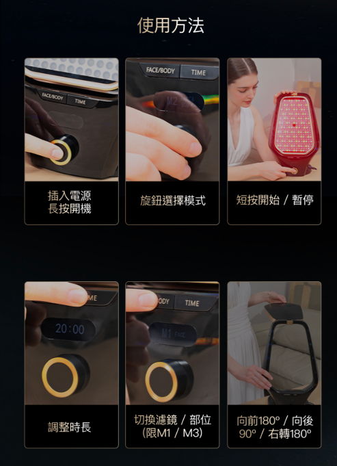 NowMi Lab PIR 360牛奶光大排燈美容儀【SM817】