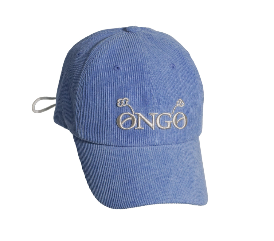 韓國 ONGO Corduroy Logo Flower Cap【ON022】