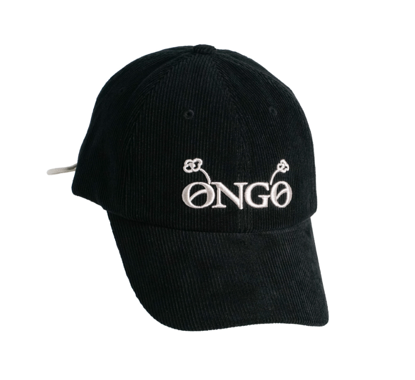 韓國 ONGO Corduroy Logo Flower Cap【ON022】