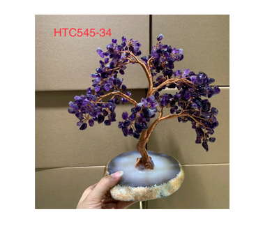 紫水晶瑪瑙底座（大）【SE823】