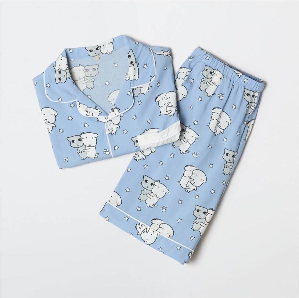 韓國 SPAO Spa Organady Short Sleeve Pajamas【SP378】