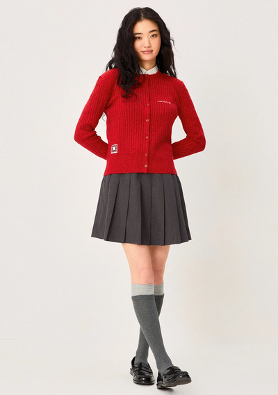 韓國 SPAO Cable Round Neck Cardigan【SP383】