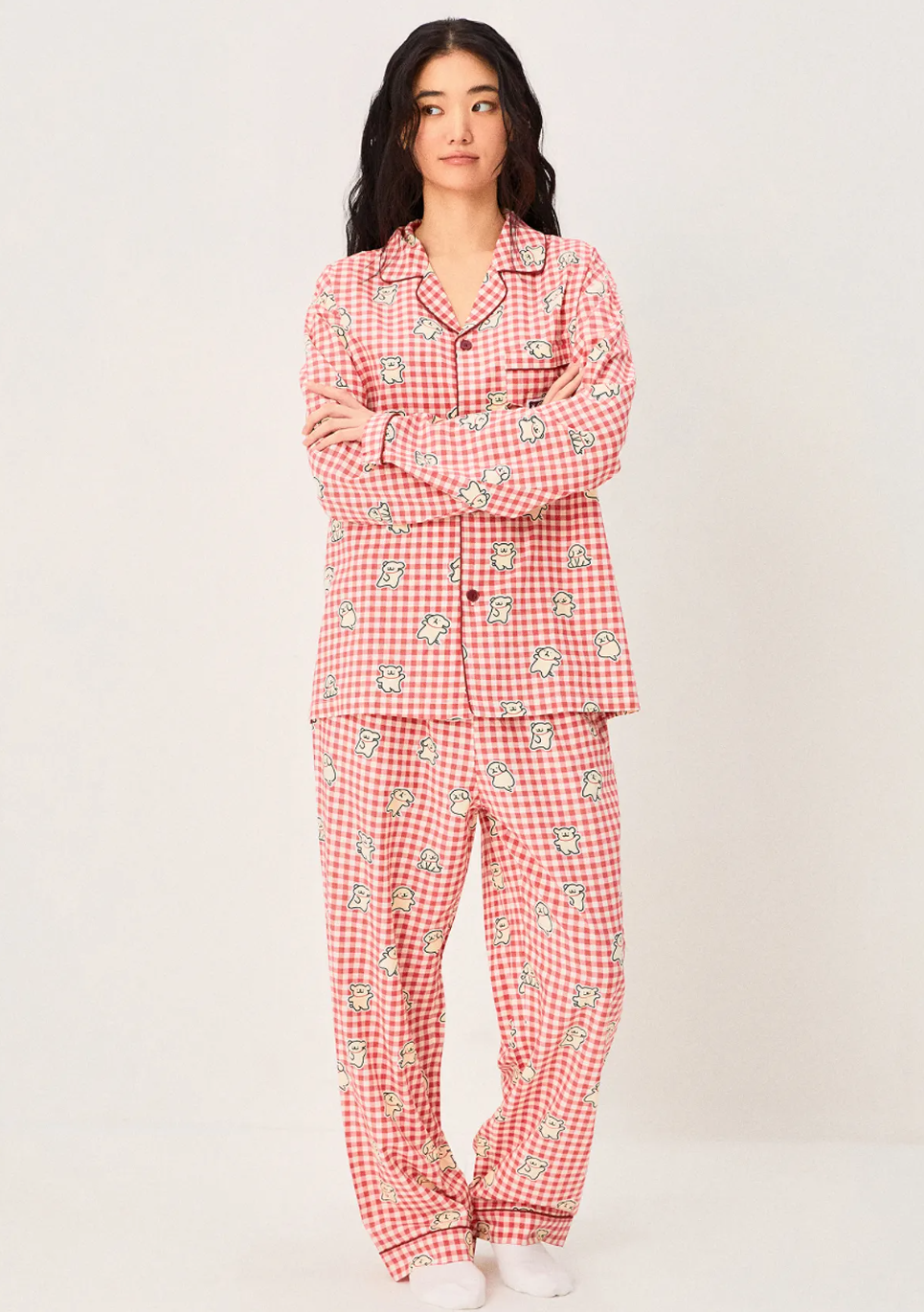 韓國 SPAO Maltese Long-Sleeved Pajamas【SP389】