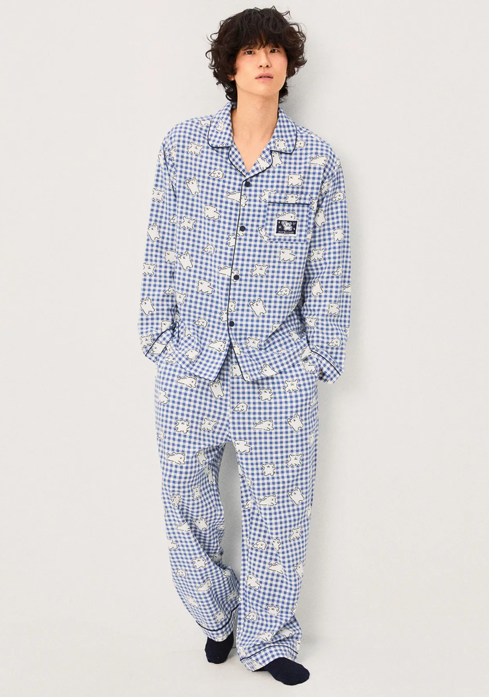 韓國 SPAO Maltese Long-Sleeved Pajamas【SP389】