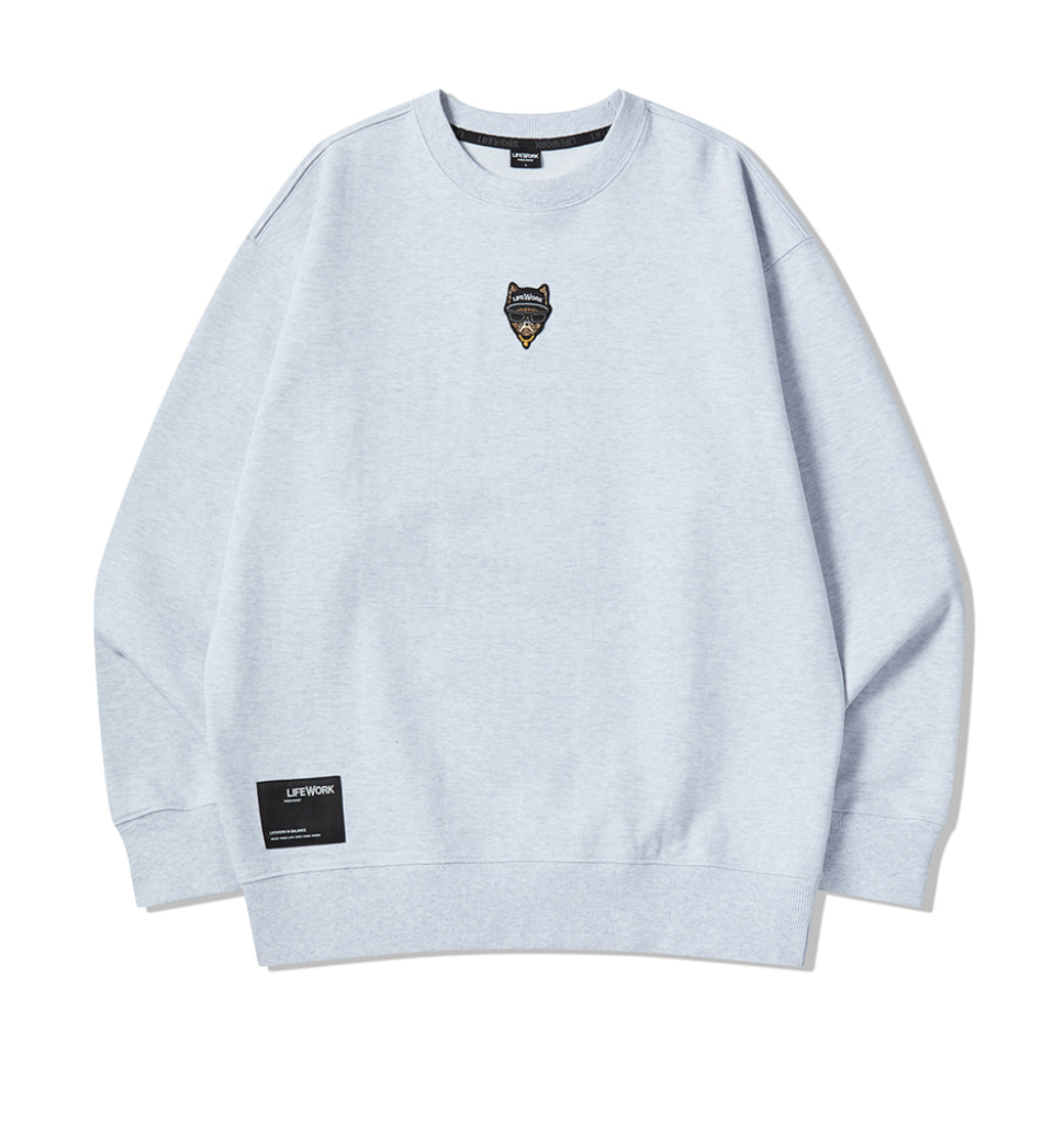 韓國 Lifework Small hip dog embroidery T-Shirt【SC147】