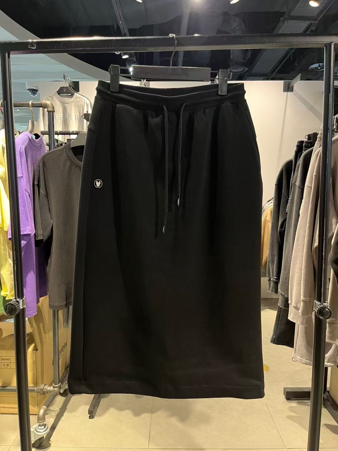 韓國 Lifework Women's Minimal Radok Embroidered Wappen Skirt【SC146】