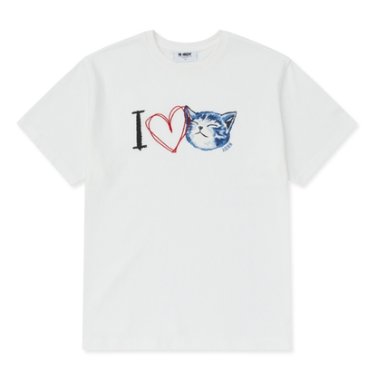 韓國 Nerdy I Love Nero S/S T-Shirt【NY030】