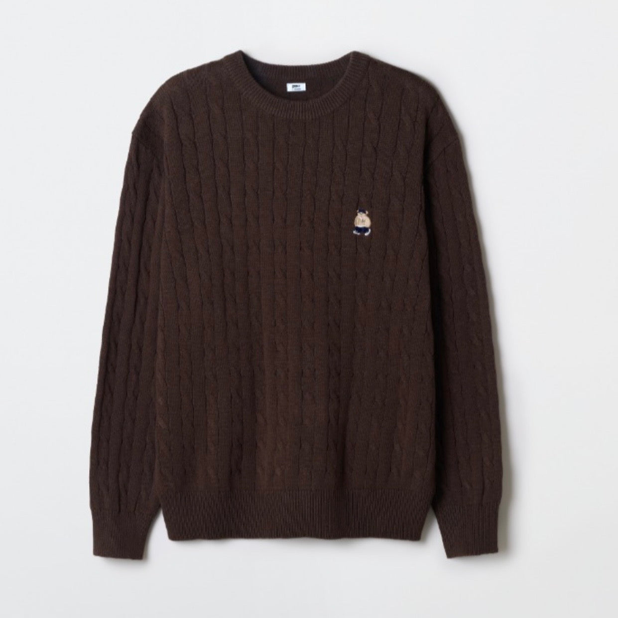 韓國 SPAO Woody Cable Round Neck Sweater【SP299】