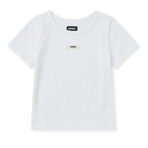 韓國 Nerdy Women's Label S/S T-Shirt【NY035】
