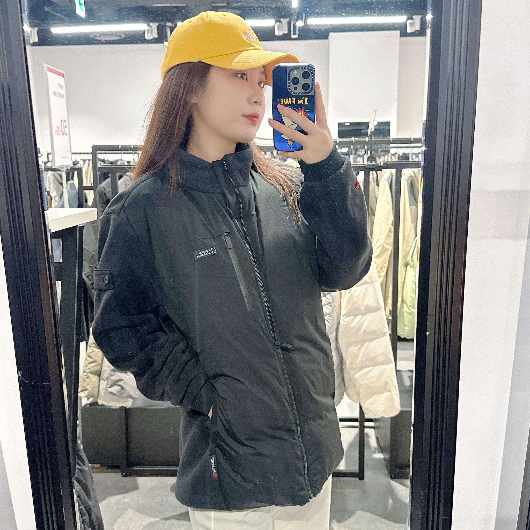 韓國 National Geographic Men's Hybrid Goose Down Zip-Up Jacket (鵝絨)【NG109】