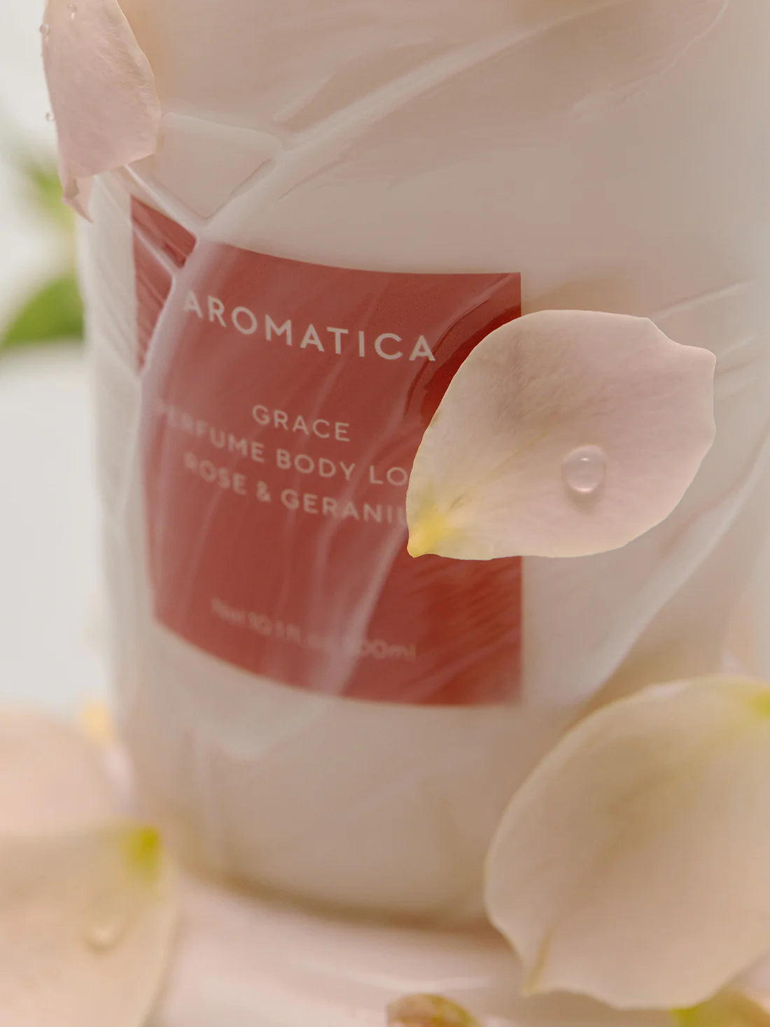 Aromatica 優雅香水身體乳液 玫瑰和天竺葵味 300ml【SM536】