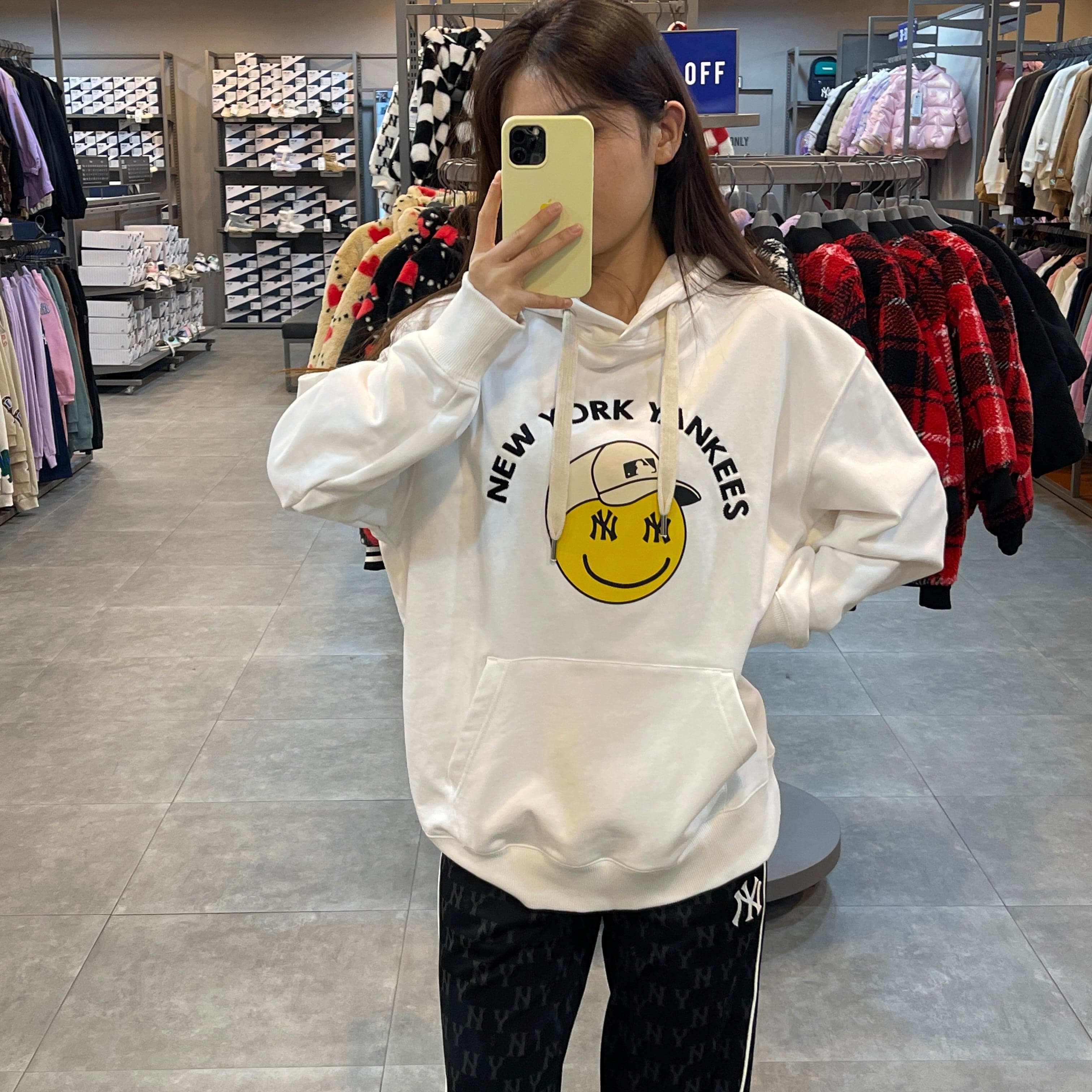 韓國 MLB Smile Overfit Hoodie 【MB064】 - STT Mall HK 靚太網購