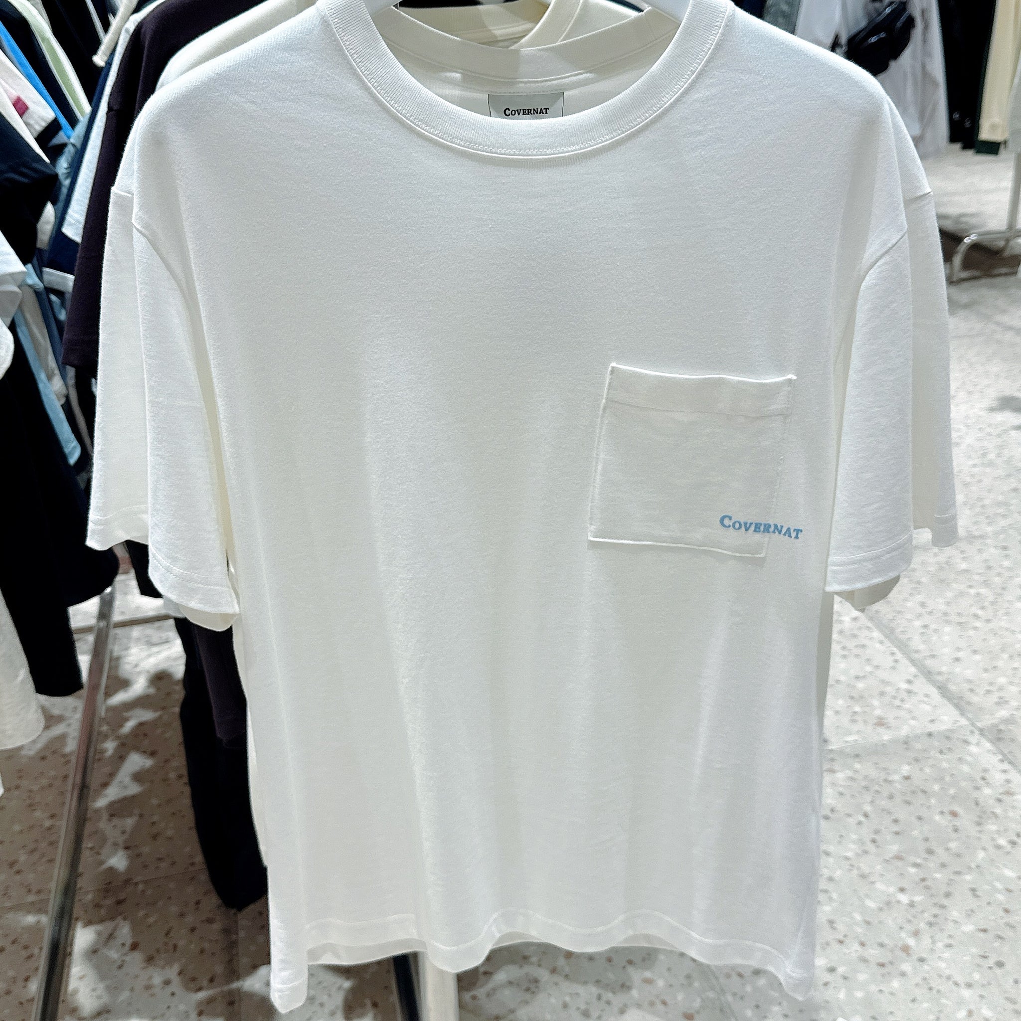 韓國 Covernat Basic Pocket T-Shirt【CO056】