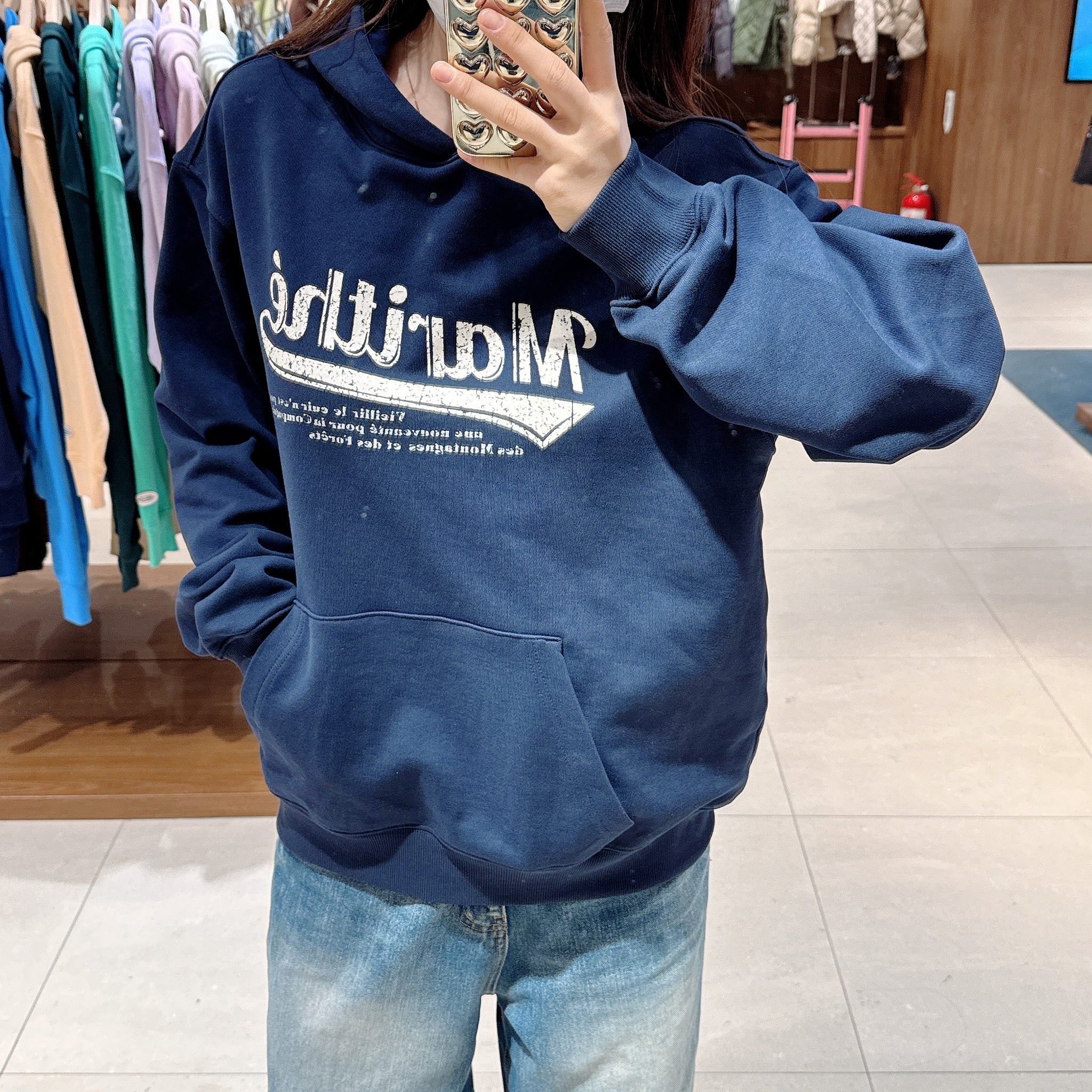 韓國 Marithe Francois Girbaud Heather Grey,Navy 【MF228】 - STT Mall HK 靚太網購