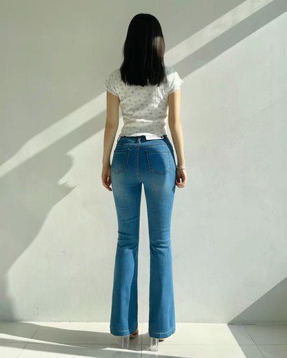 韓國 HowLuk 牛仔褲 (春季款)【H6086】