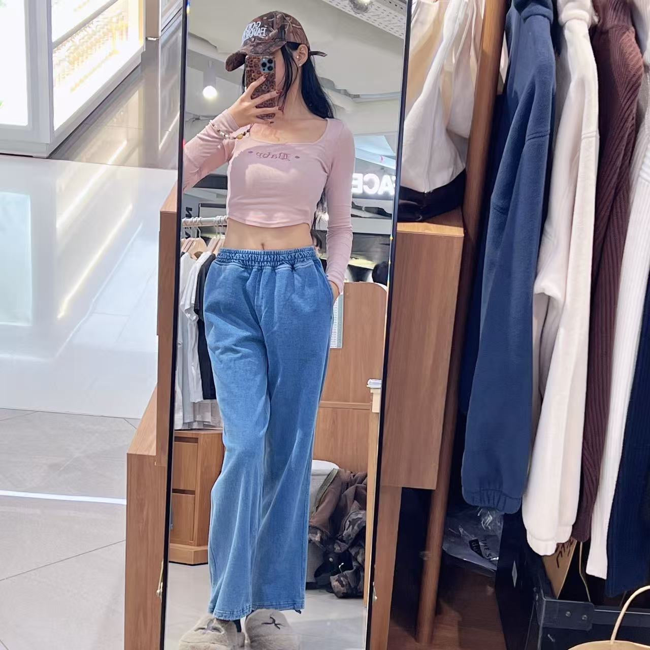 韓國 Marithe Francois Girbaud Garment Dyed Sweat Pants【MF677】