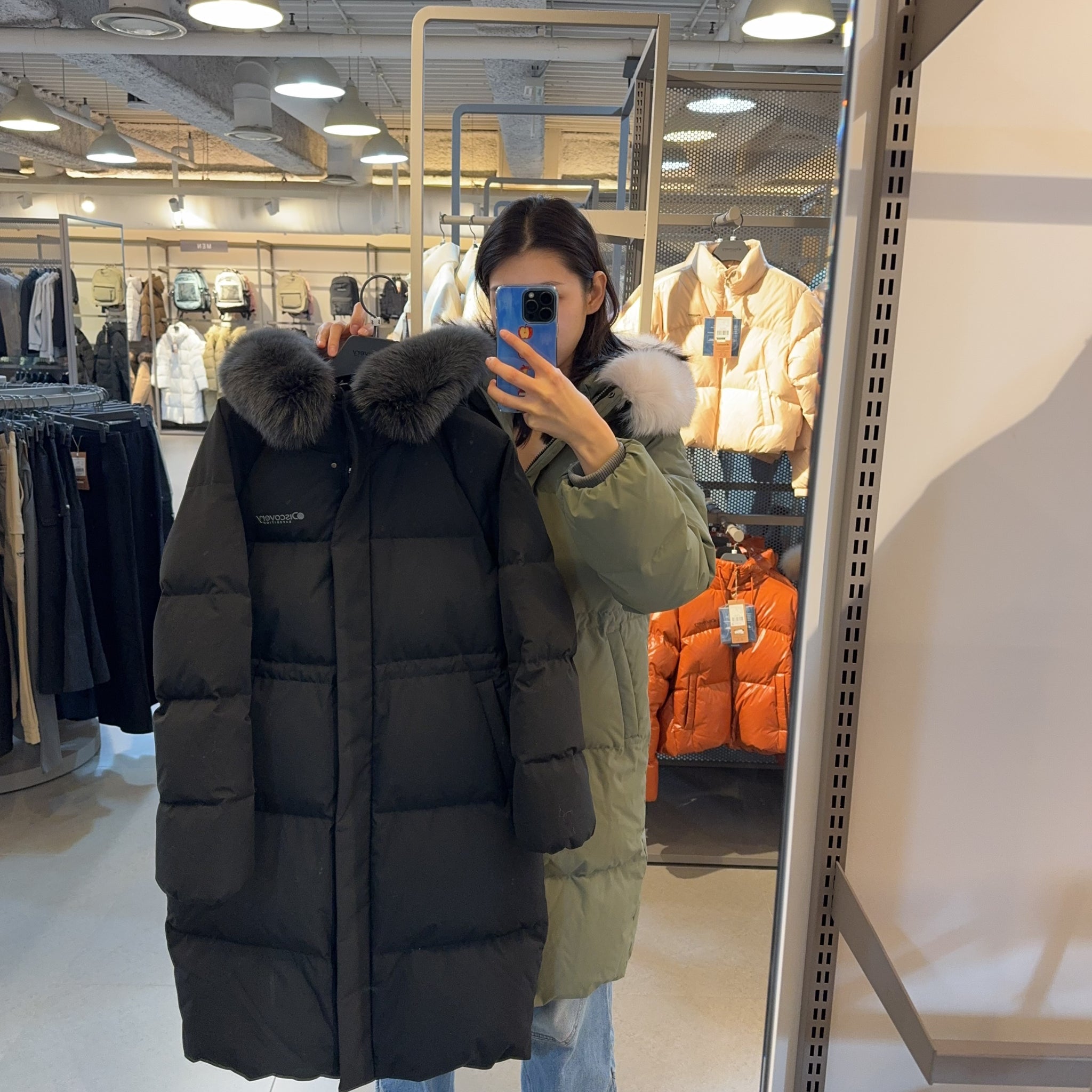 韓國 Discovery Women's Kelly Goose Long Padding (鵝絨)【DY198】