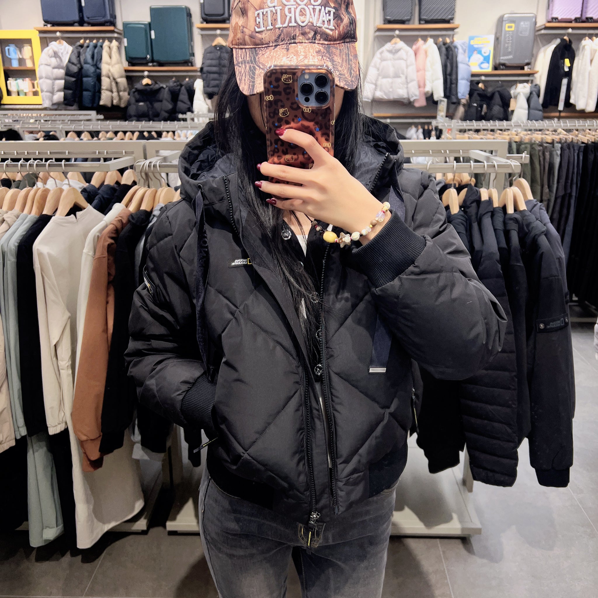 韓國 National Geographic Women's Mallard Short-Length Duck Down Jumper (鴨絨)【NG223】