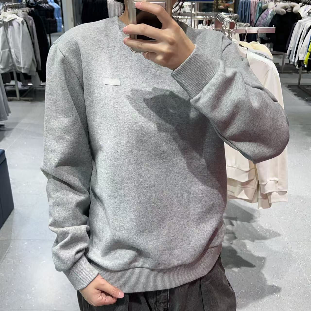 韓國 FILA Fleece Basic Small Logo Long Sleeve【FA058】