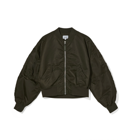 韓國 Markm Women's MA-1 Nylon Flight Short Jacket【MA225】