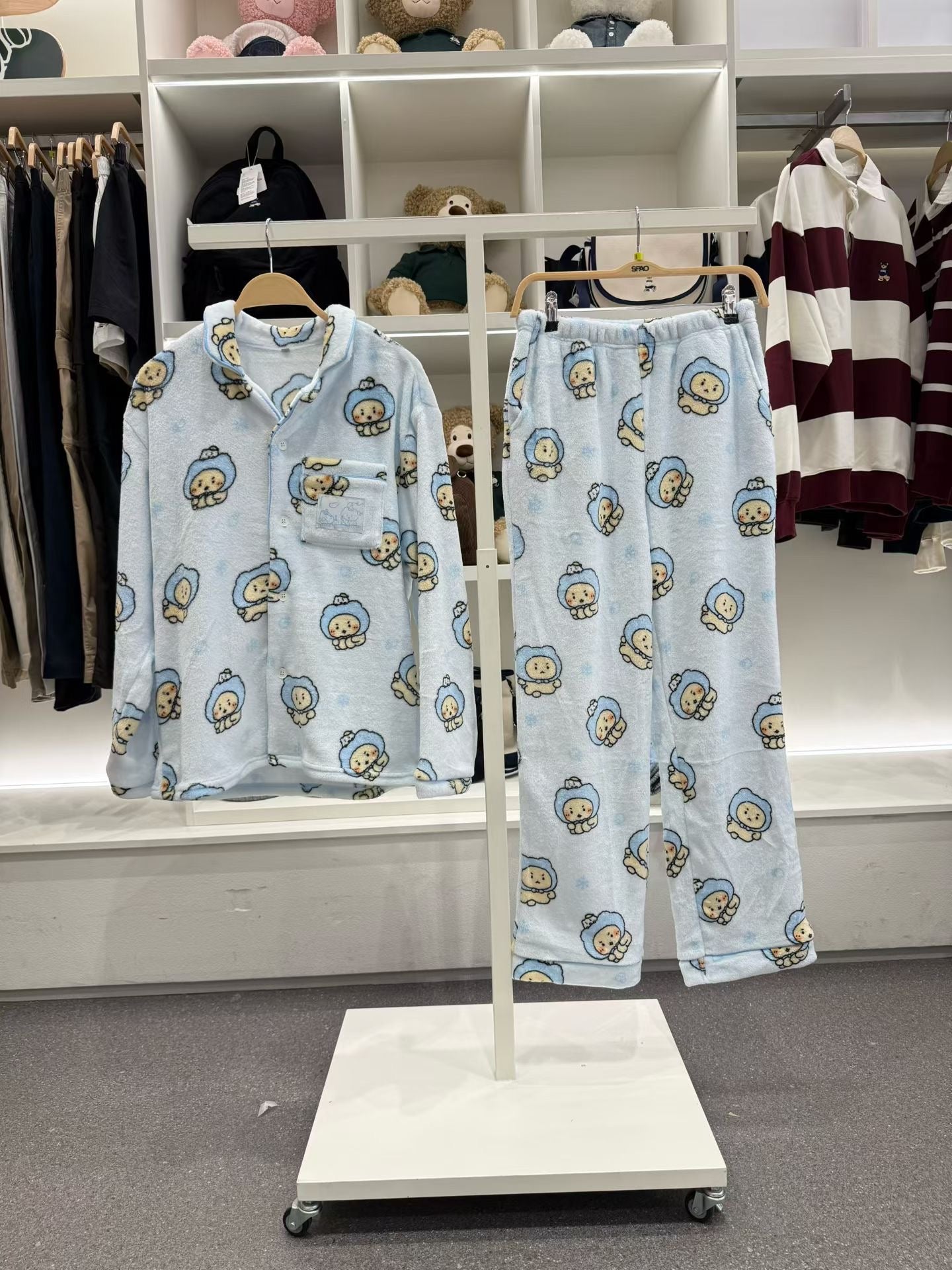 韓國 SPAO Mangled Bear Sleeping Pajamas to Wear with Buangdan【SP276】