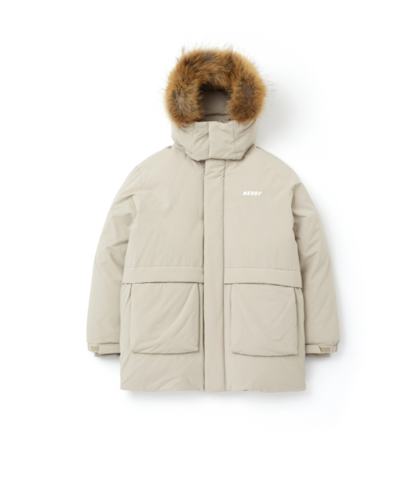 韓國 Nerdy REAL FUR MID DOWN JACKET【NY210】