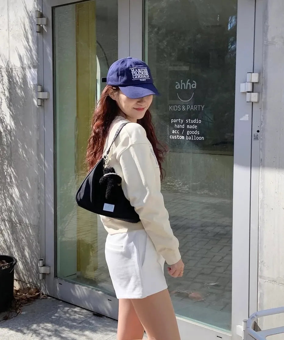韓國 Marithe Francois Girbaud Classic Logo Hobo Bag【MF642】
