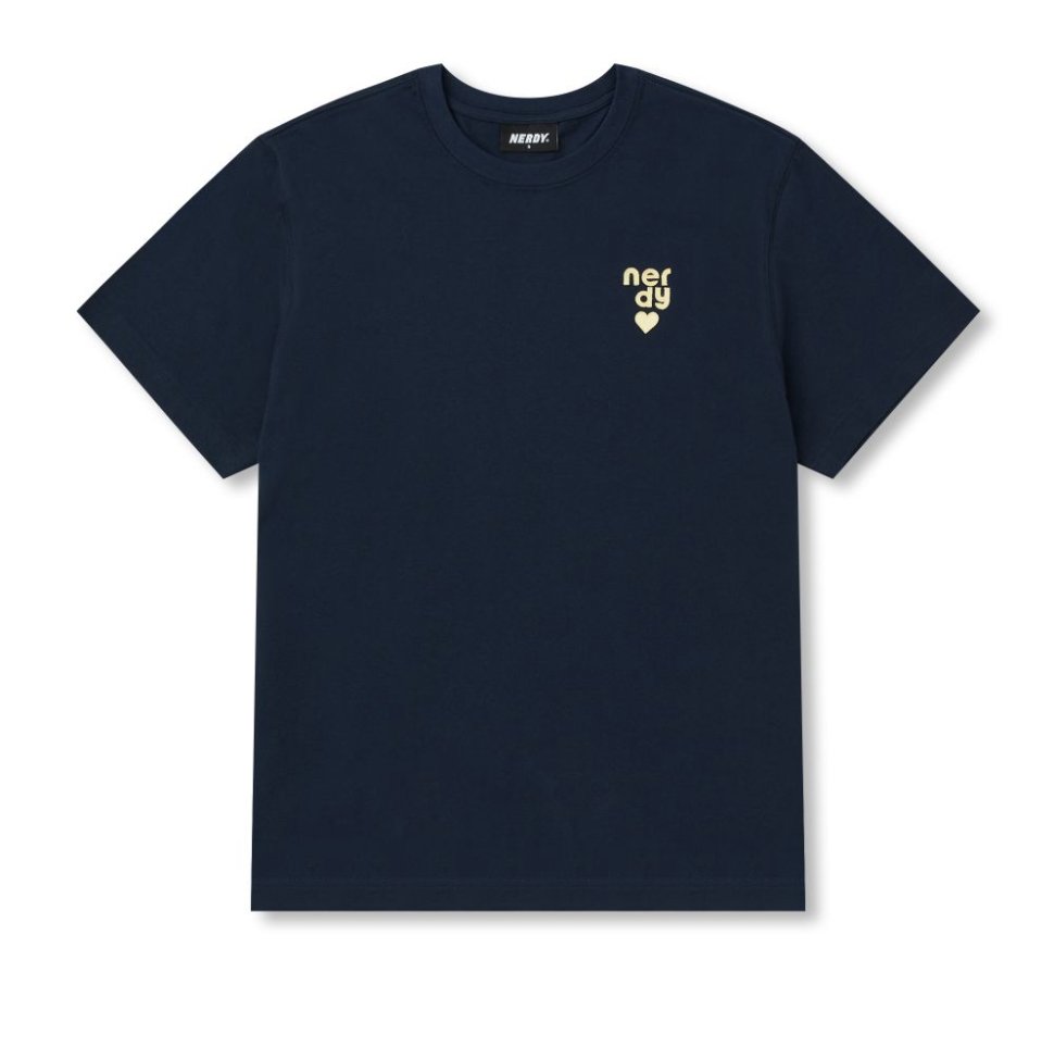 韓國 Nerdy Heart Logo S/S T-Shirt【NY031】