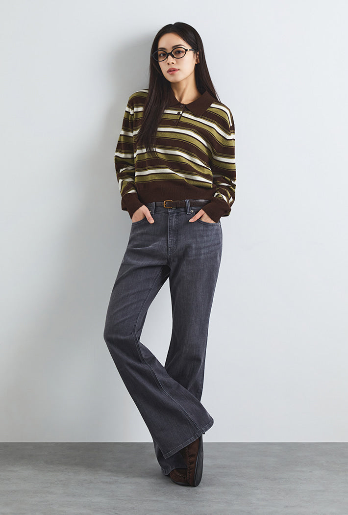 韓國 SPAO Bootcut Jeans【SP371】