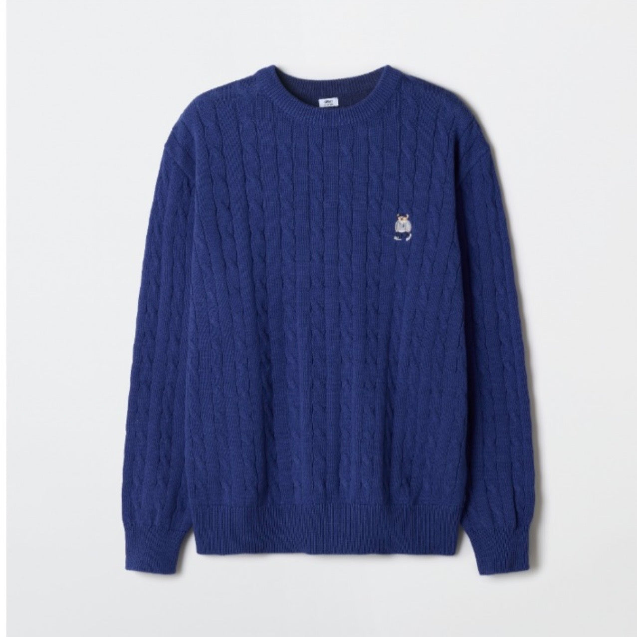 韓國 SPAO Woody Cable Round Neck Sweater【SP299】